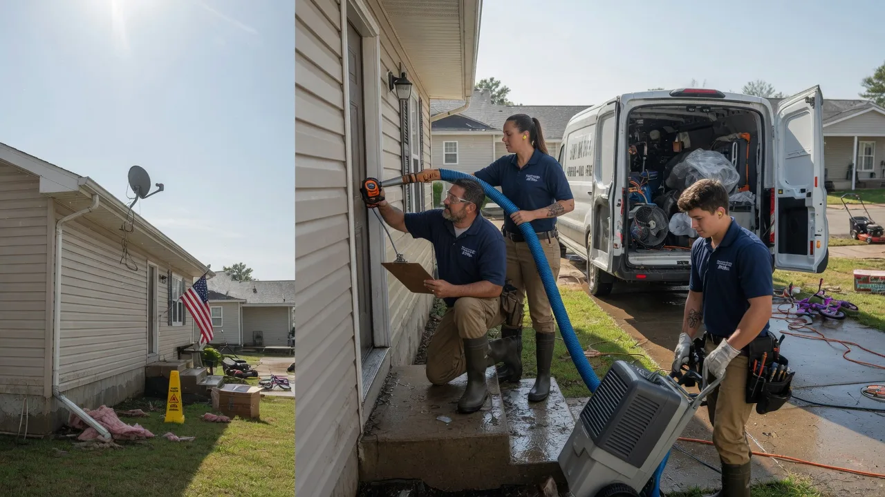 Ceiling Water Damage Restoration in Decker, MI near me